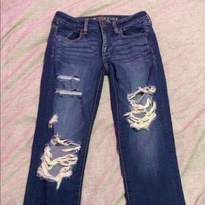 American eagle ripped jeans
